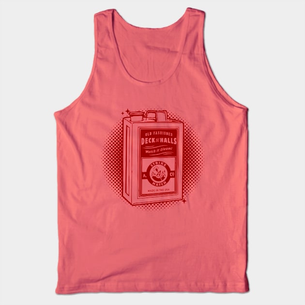 Deck The Halls Tank Top by visualcraftsman